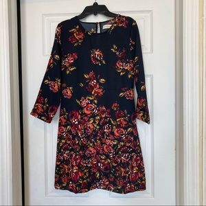 Abercrombie & Fitch black floral dress